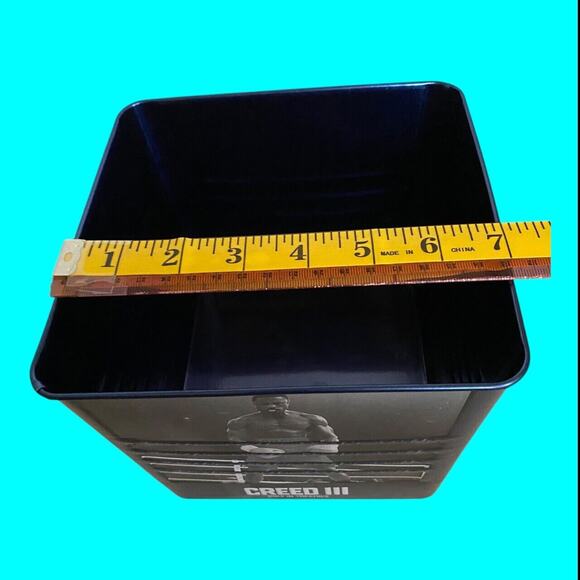 Creed III Tin Popcorn Metal Tin Bucket AMC Exclusive Michael B. Jordan US Seller - Picture 8 of 9